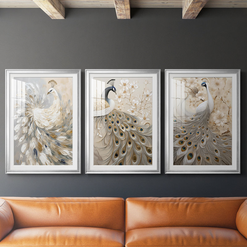 ANIMALS Series CCLV - Impression encadrée sur mesure de qualité supérieure - 3 pièces