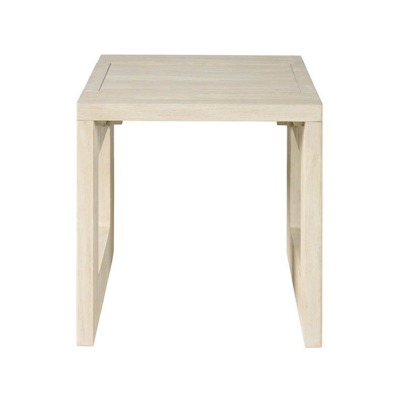 Dwell End Table, Ivory