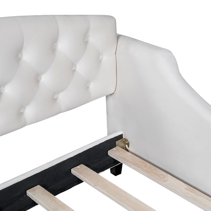 Lit de jour Modern Luxury, Beige, Lit simple