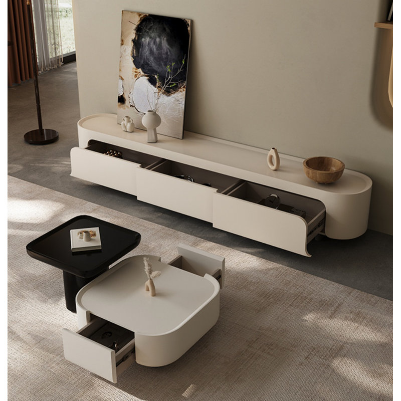 Crédence de rangement moderne simple 78 po