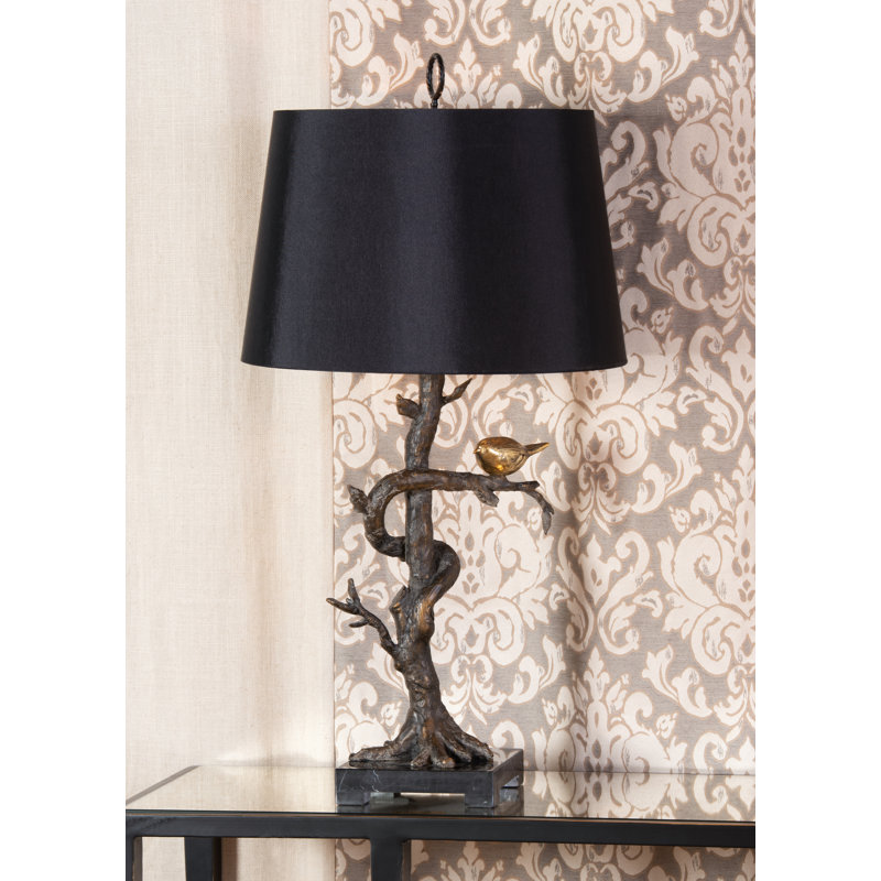 Tweet 33" Bronze/Gold Table Lamp