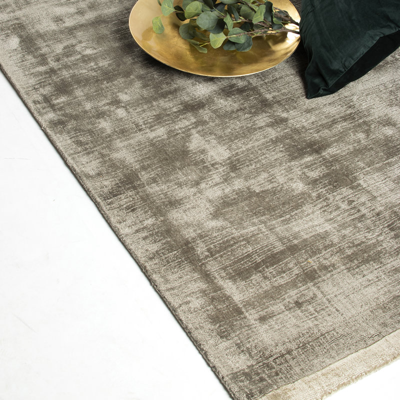 Lillard Solid Colour Hand Woven Area Rug, Rectangle 140 x 200cm