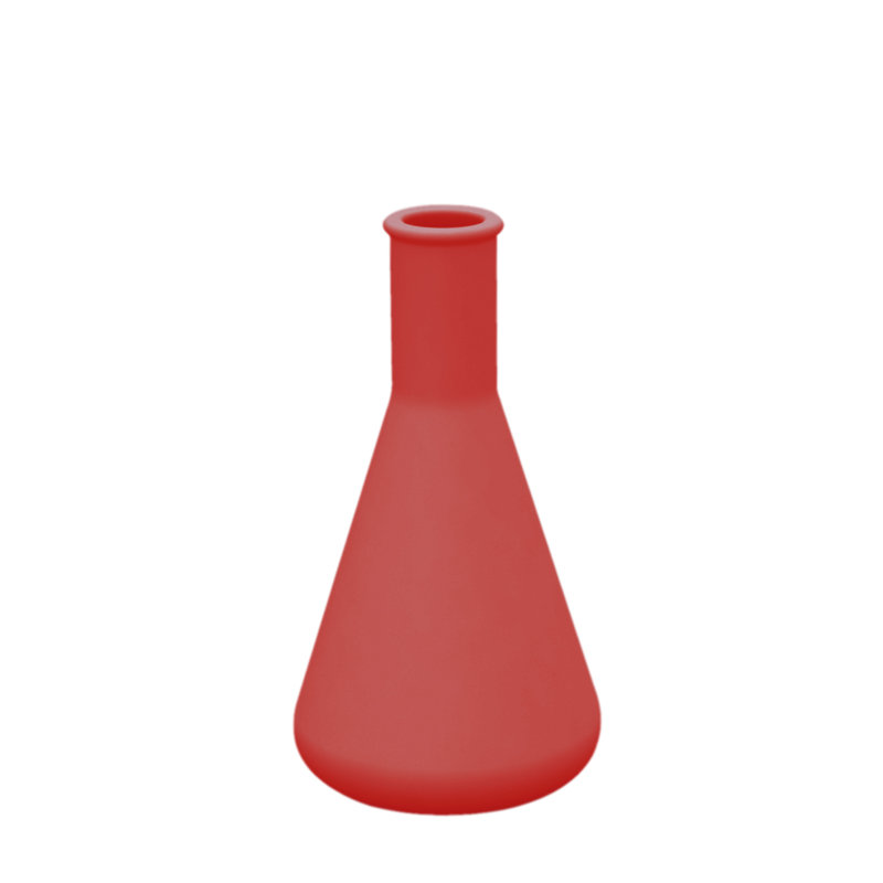 Chemistubes Indoor / Outdoor Resin Floor Vase, 25.5" H x 14.25" W x 14.25" D, Ecru