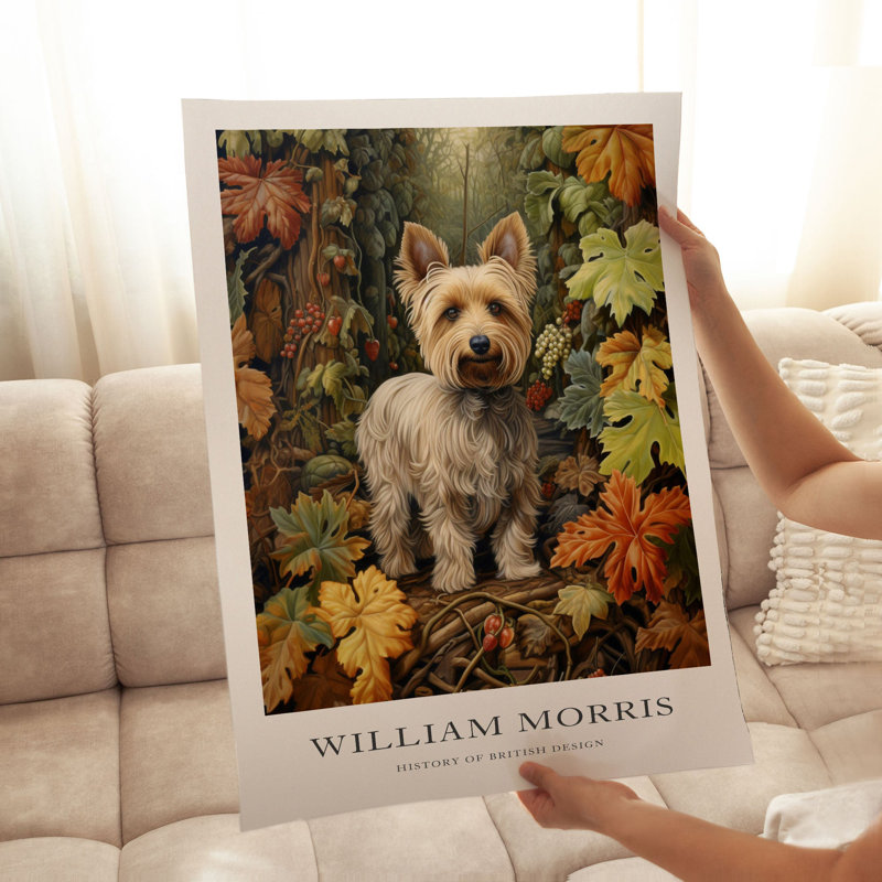 Animaux, animaux, William Morris, H 30 po x l 20 po