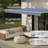 ALEKO Motorized Retractable Outdoor Awning with White Frame-111027052-111027271