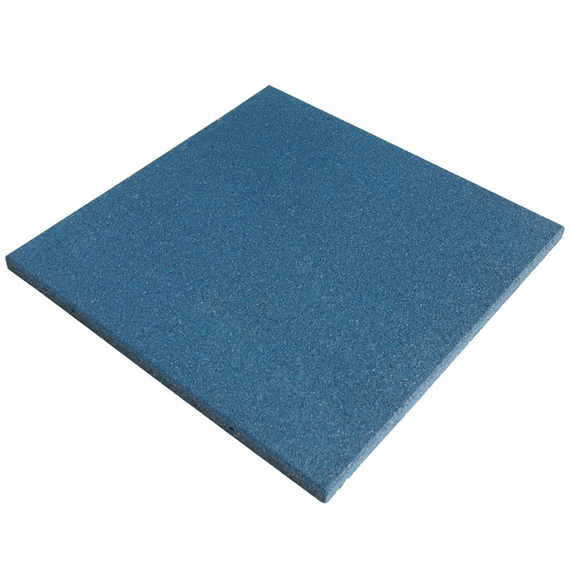Carreaux de caoutchouc 1 po Eco-Sport, Bleu clair
