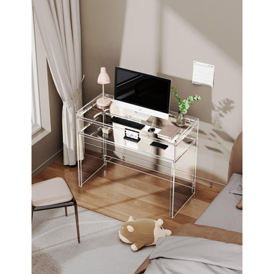 Kishen 39.4'' W Rectangle Writing Desk, Office desk