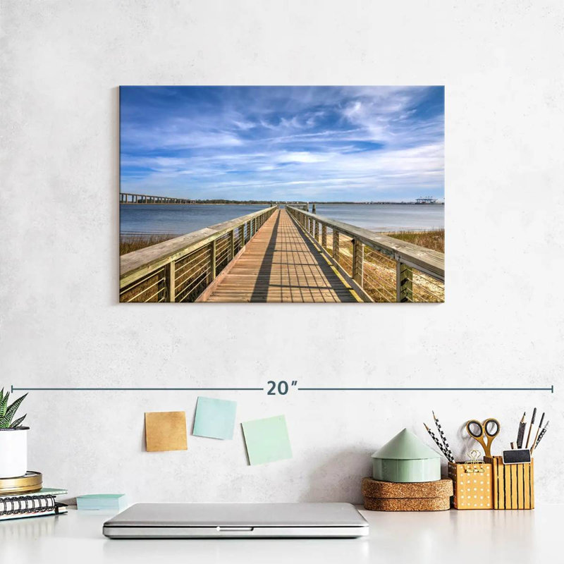 Aletra Daniel Island Pier, 8" H x 12" W