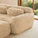 Boneless 2-Seater Modular Sofa With Plush Fabric And High-Density Sponge