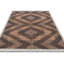 Rug & Kilim’S Modern Rug With Brown Geometric Patterns In High-Low Texture