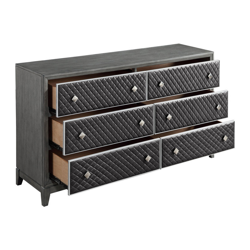 Commode double l 6 tiroirs Randahl