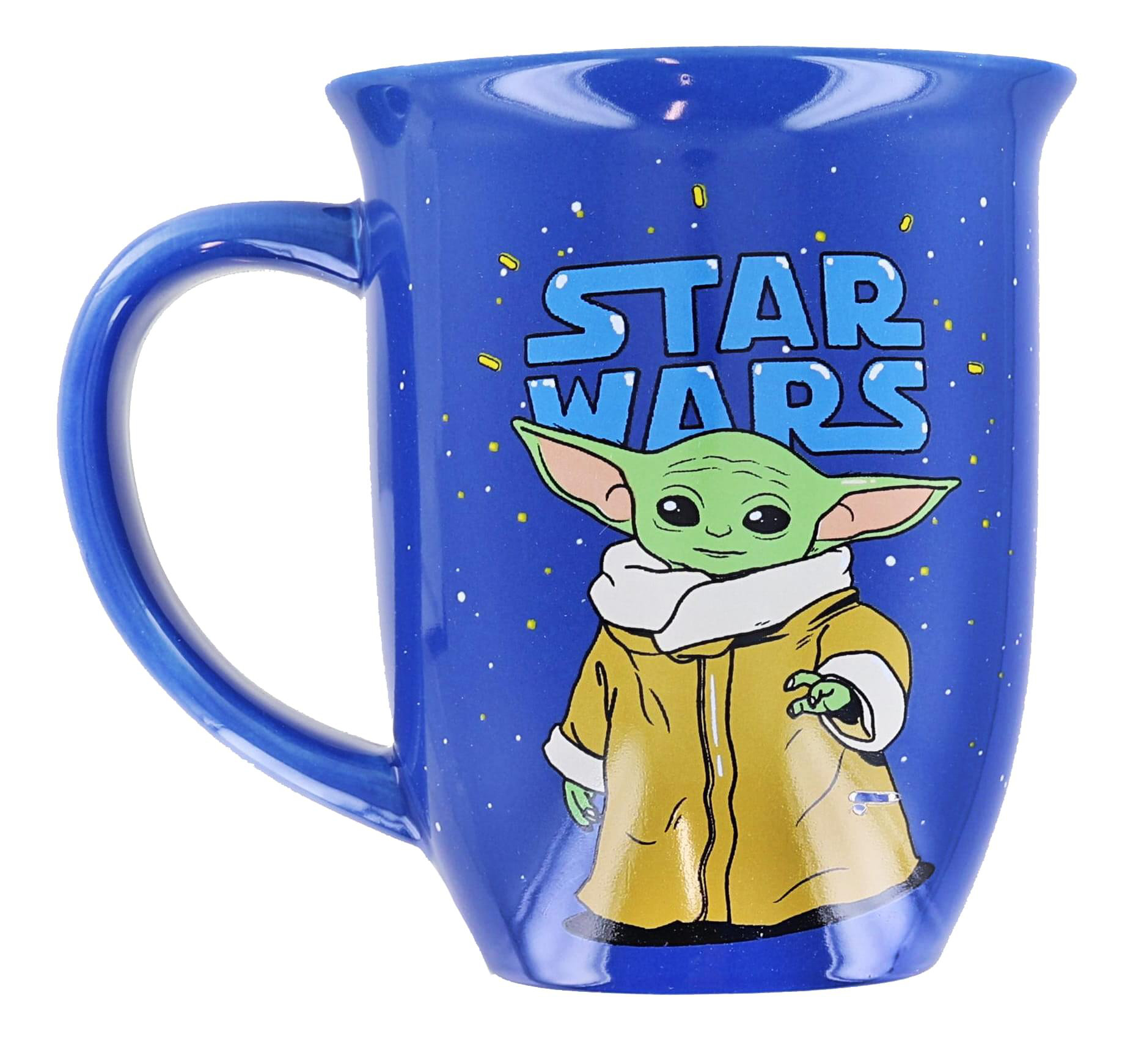 Silver Buffalo Star Wars yoda Best Mom Ever Ceramic Mug, Holds 20 Ounces