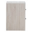Ensemble de chambre à coucher 3 pièces Kingsley Coastal White Eastern King avec lit de rangement et tables de chevet-953071057