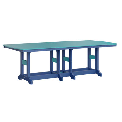 Table de salle à manger rectangulaire 96 po Berlin Gardens Garden Classic