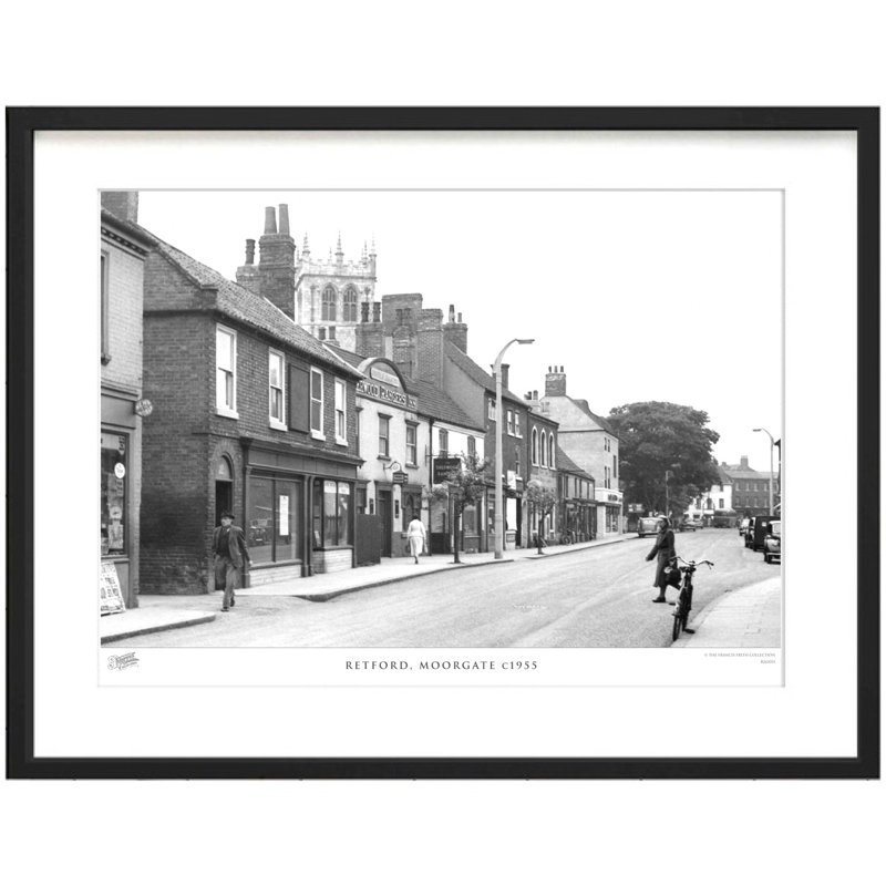 Retford, Moorgate C1955 - Single Picture Frame Print, 60cm H x 80cm W x 2.3cm D
