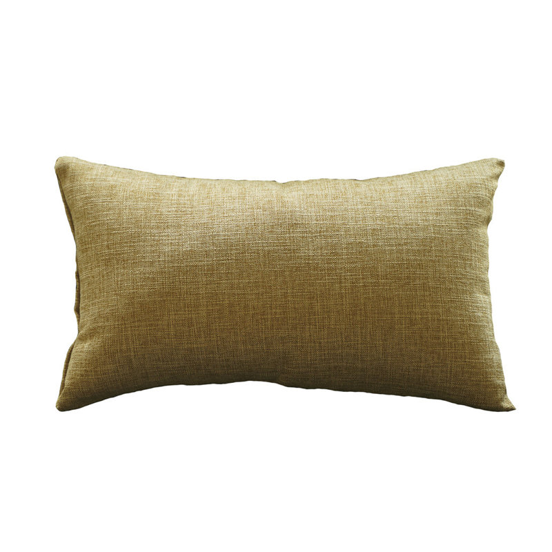 Coussin décoratif, H 12 po x l 20 po, Beige