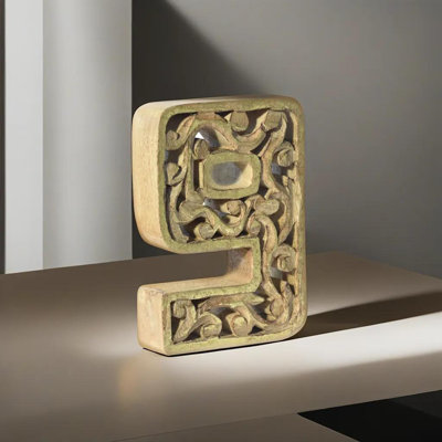 Eastford Text & Numbers Letter Block