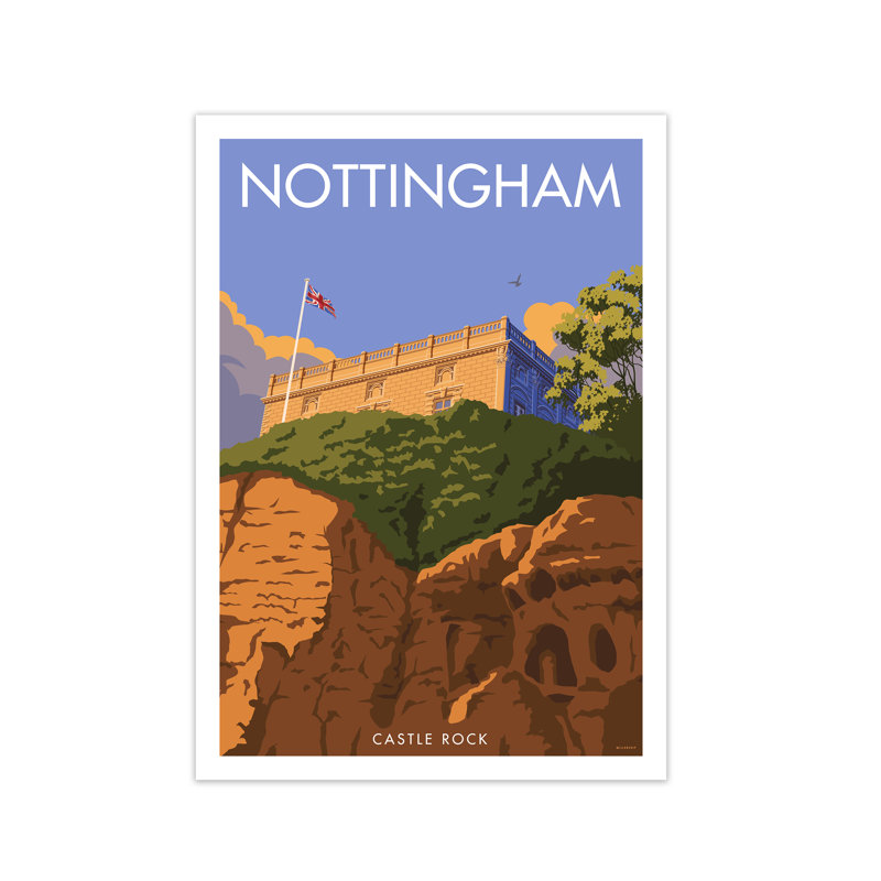 Nottingham 1 by Stephen Millership - Print, No Frame, 29.7 cm H x 21 cm W x 1 cm D