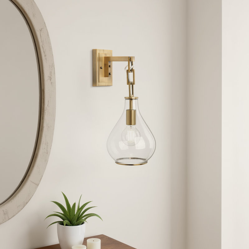 Bayla Amous 1 - Light Armed Sconce, Brass