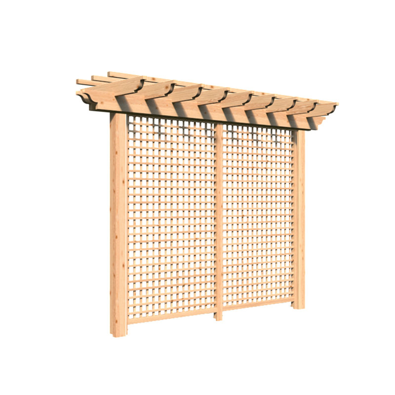 Solid Wood Pergola, 10 ft. W x 4 ft. D