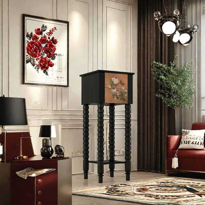 Armoire d'appoint romantique et romantique