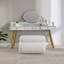 Tabouret de maquillage avec repose-pieds Teddy-1162880539