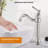 Single-handle Bathroom Faucet with Drain Assembly-92720587