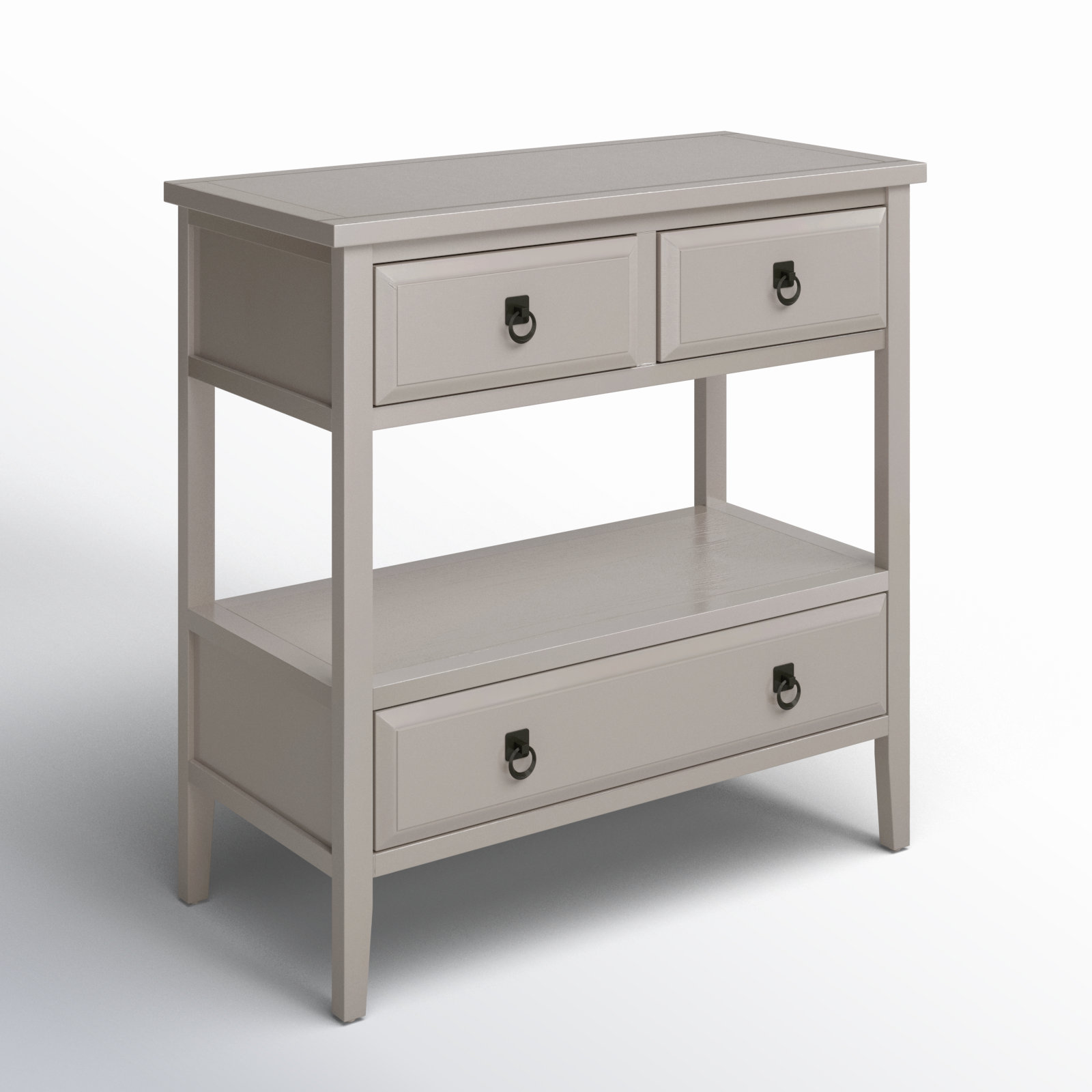 Sadie 32" Console Table, Quartz Gray