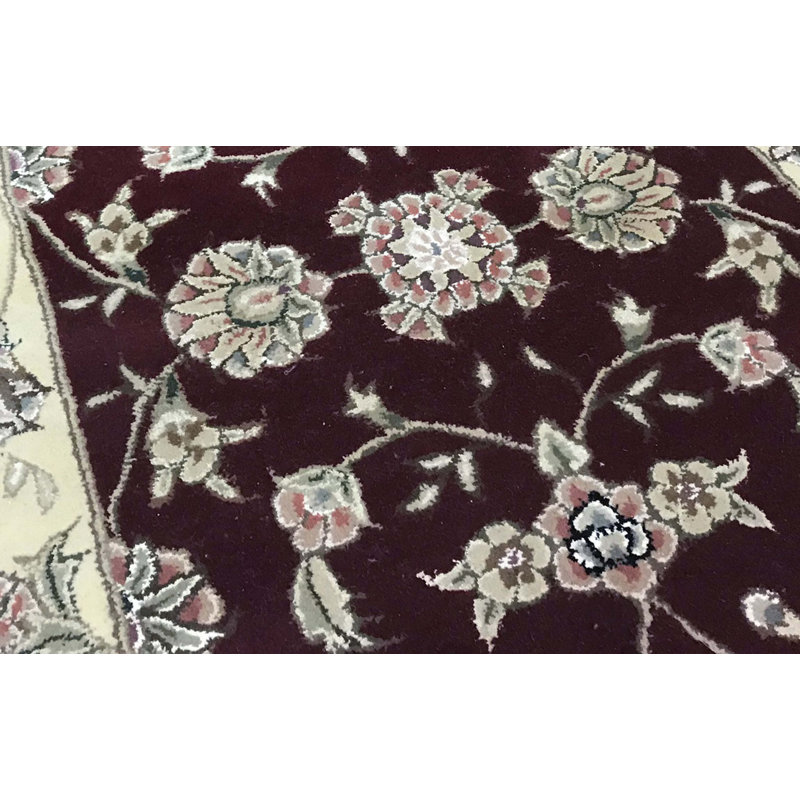 Hand-Knotted High-Quality Red Area Rug