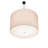 48" Wide Cilindro Natural Textrene Pendant