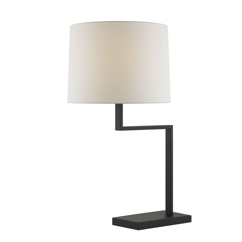 Lampe de table 30 "avec abat-jour en tissu Zoulla, noir