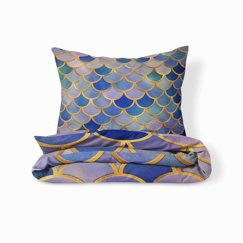 Abstract Duvet Cover, King Duvet Cover + 2 King Shams