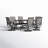 Leonard 6 - Person Patio Dining Set with Rectangular Table