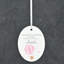 Auntie To Be Oval Shaped Ceramic Ornament