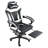 Inbox Zero Adjustable Reclining Ergonomic Faux Leather Swiveling PC & Racing Game Chair with Footrest-1378233014