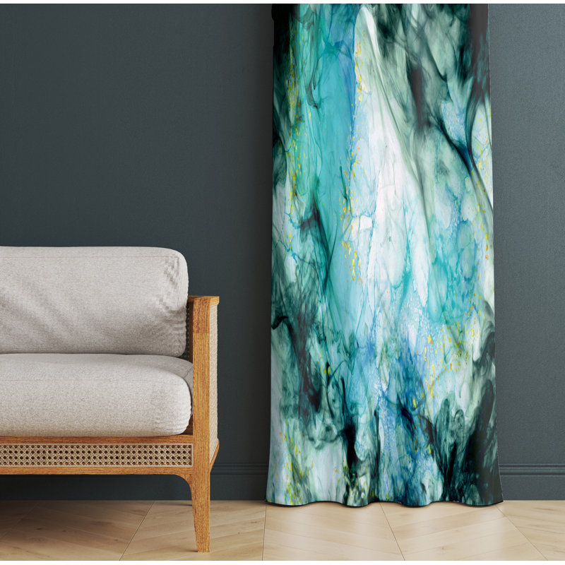 Semi Sheer Curtain Panel Pair, 20" W x 52" L