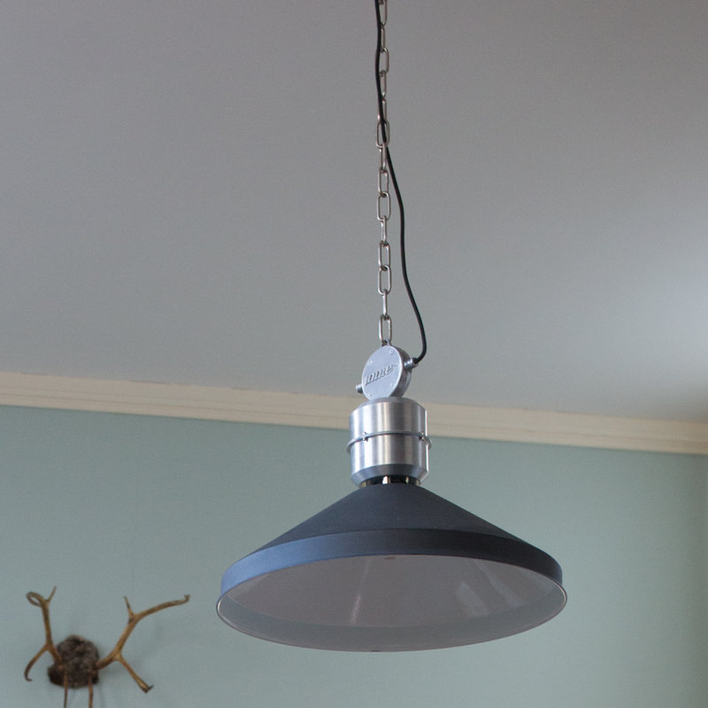 Zappa 1 - Light Black Bowl Pendant