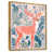 Toile avec cadre doré