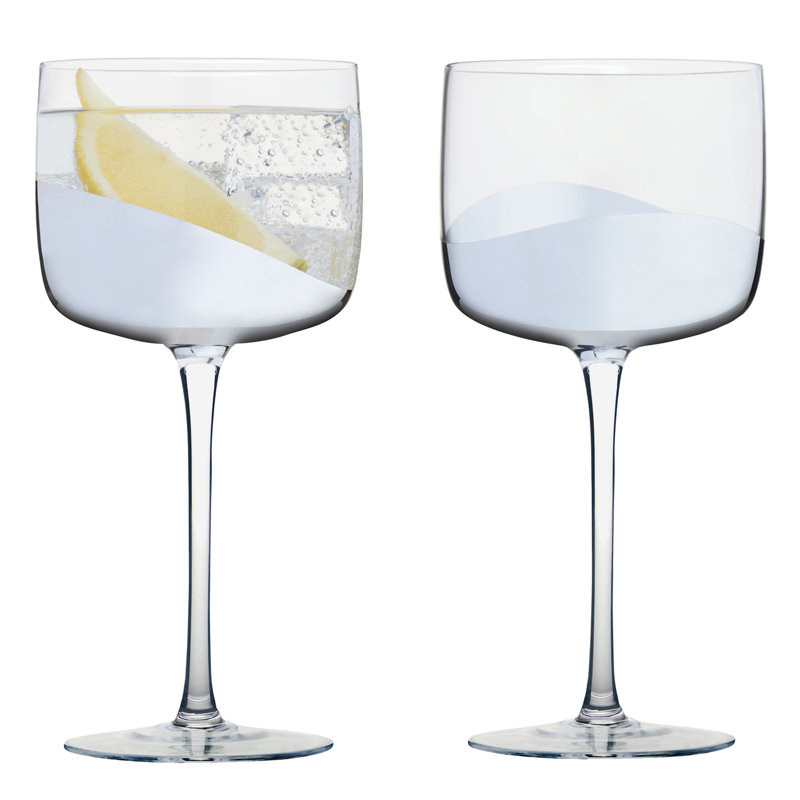 Ensemble de verres Wave, Argent