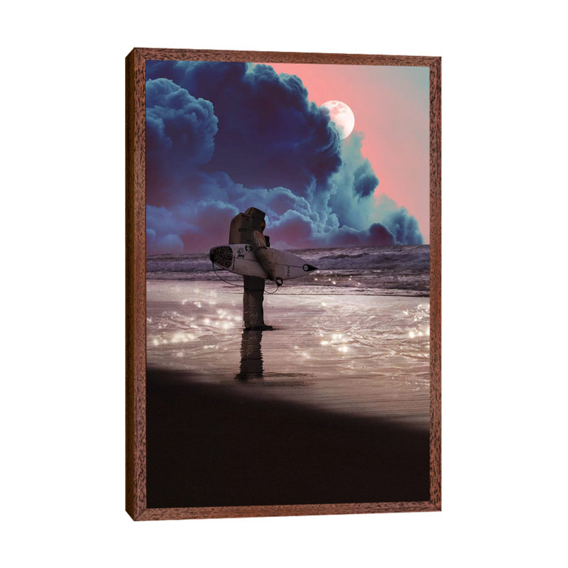 A New Normal - Print on Canvas, Classic Brown Wood Framed, 101.6 cm H x 66.04 cm W