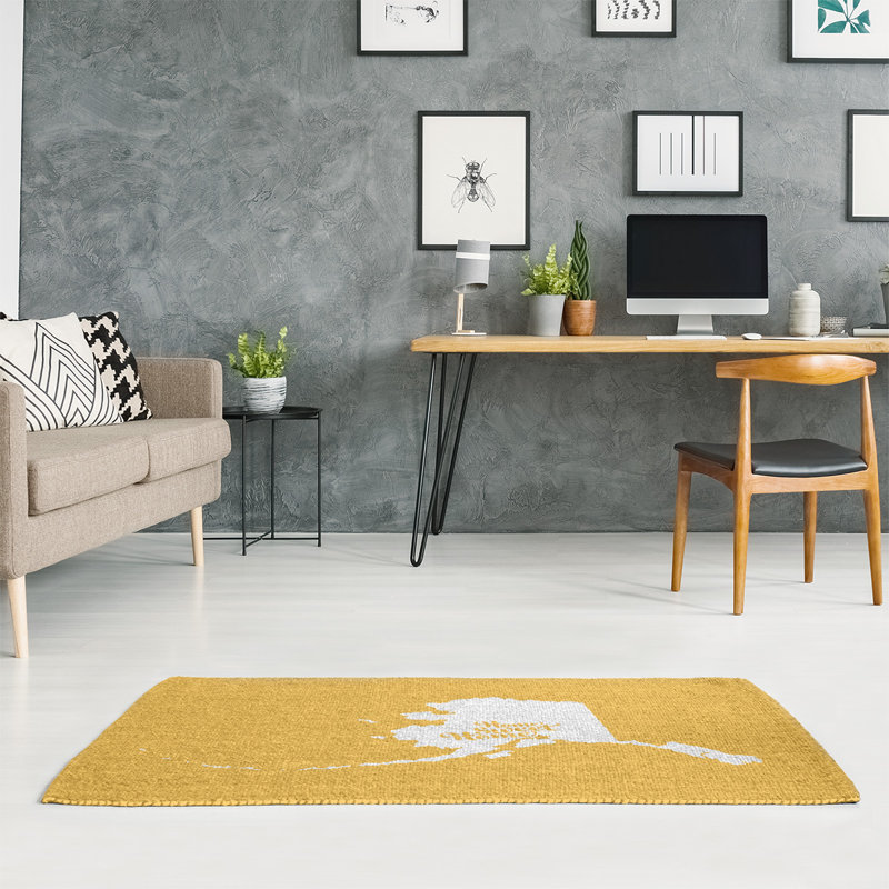 Tapis en polyester à ancrage doux home, Rectangle 4 pi x 6 pi