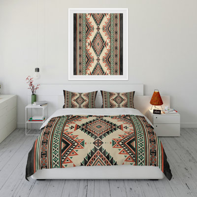 Polyester Twill Geometric Shapes Duvet Cover