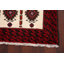 Tapis unique en laine noué à la main ivoire nouvel âge Balouch 3 pi 5 po x 6 pi 2 po