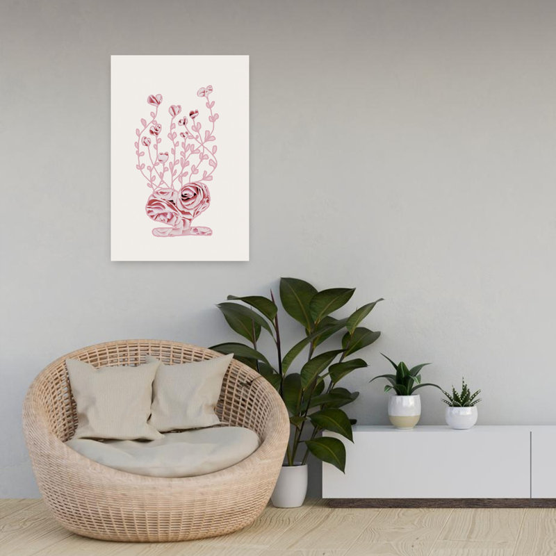 Marbled Romance by Christina Sillen - Wrapped Canvas Print, 60.96 cm H x 40.64 cm W