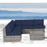 Treana Fully Assembled Wicker 4 - Person Seating Group with Cushions