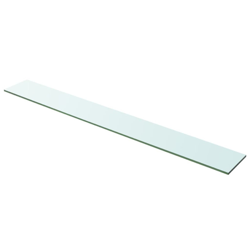 Zaynab 2 Piece Glass Floating Shelf, 0.8cm H x 100cm W x 12cm D