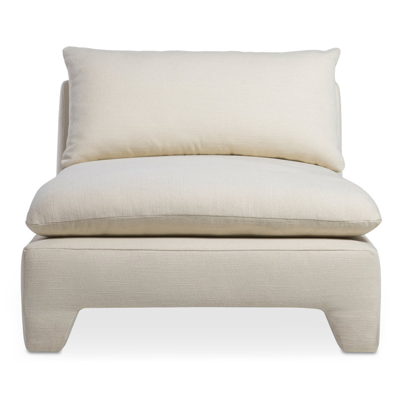 ESTELLE CHAISE CREAM, Cream Basketweave