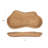 Decorative Paulownia Wood Organic Shaped Tray