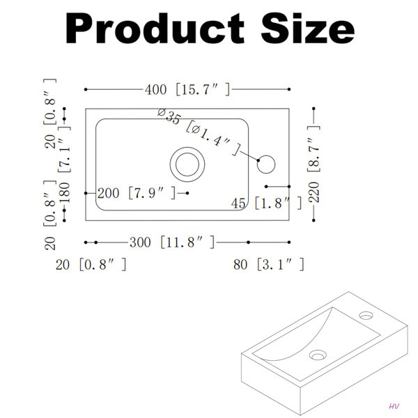 Dimensions du produit