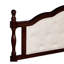 Tête de lit tapissier avec tête de lit grand et stable - Finition pin cerisier classique et panneau robuste